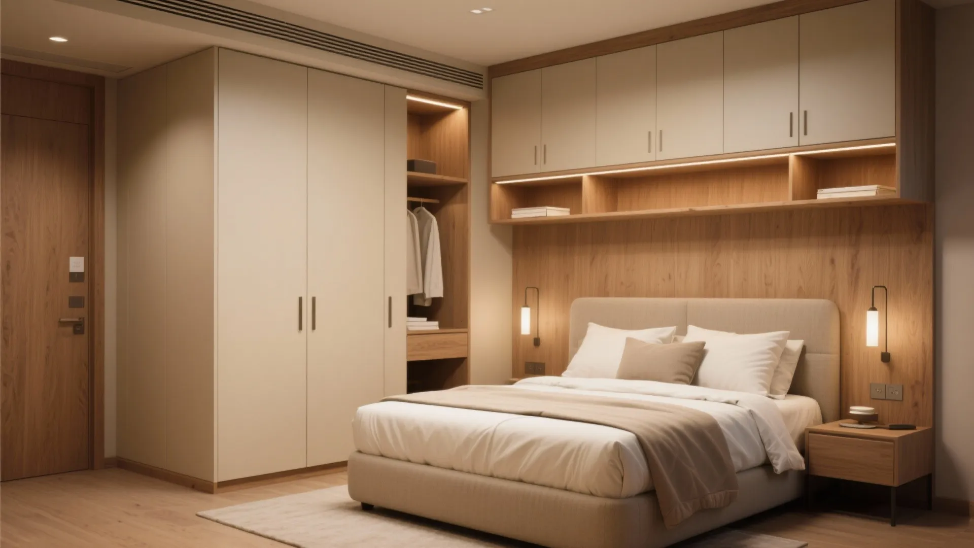 Corner Wardrobes and Bridge Cabinets