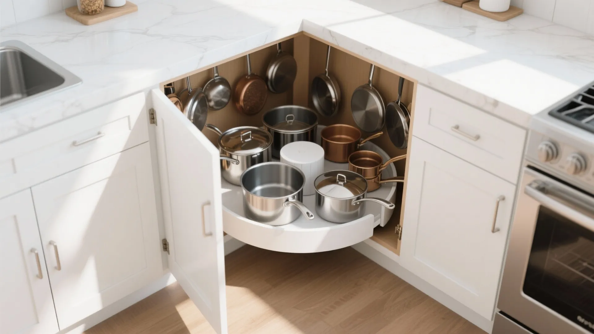 6. Corner Carousel Units