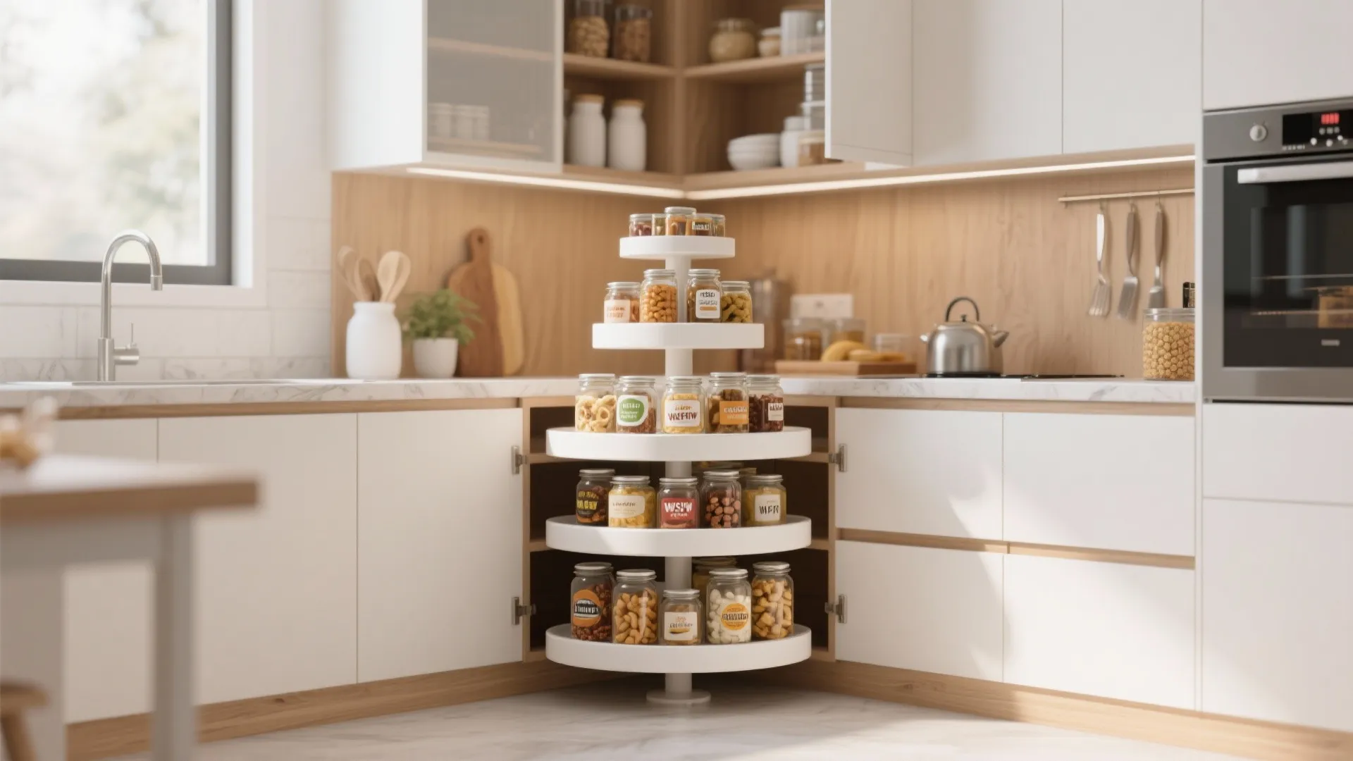 2. Corner Carousel Units