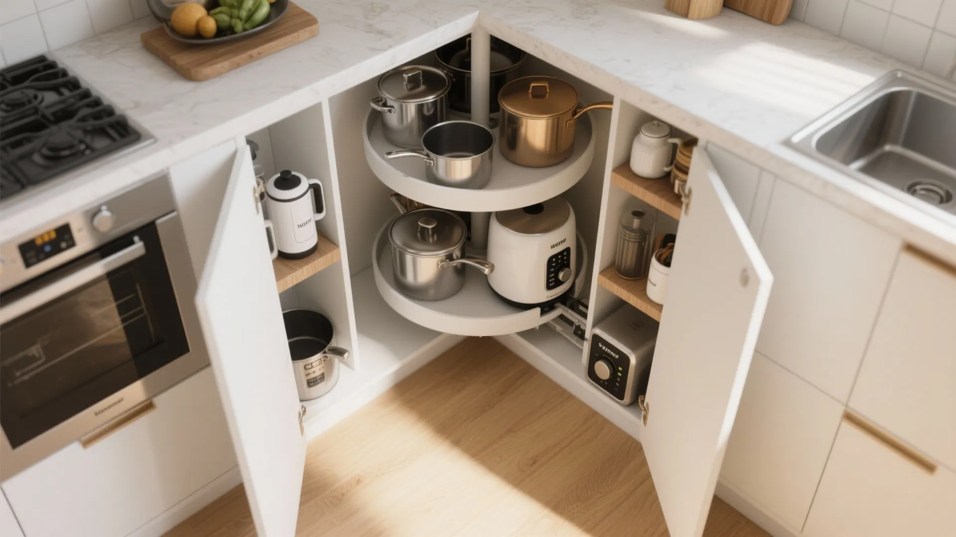 4. Corner Carousel Units