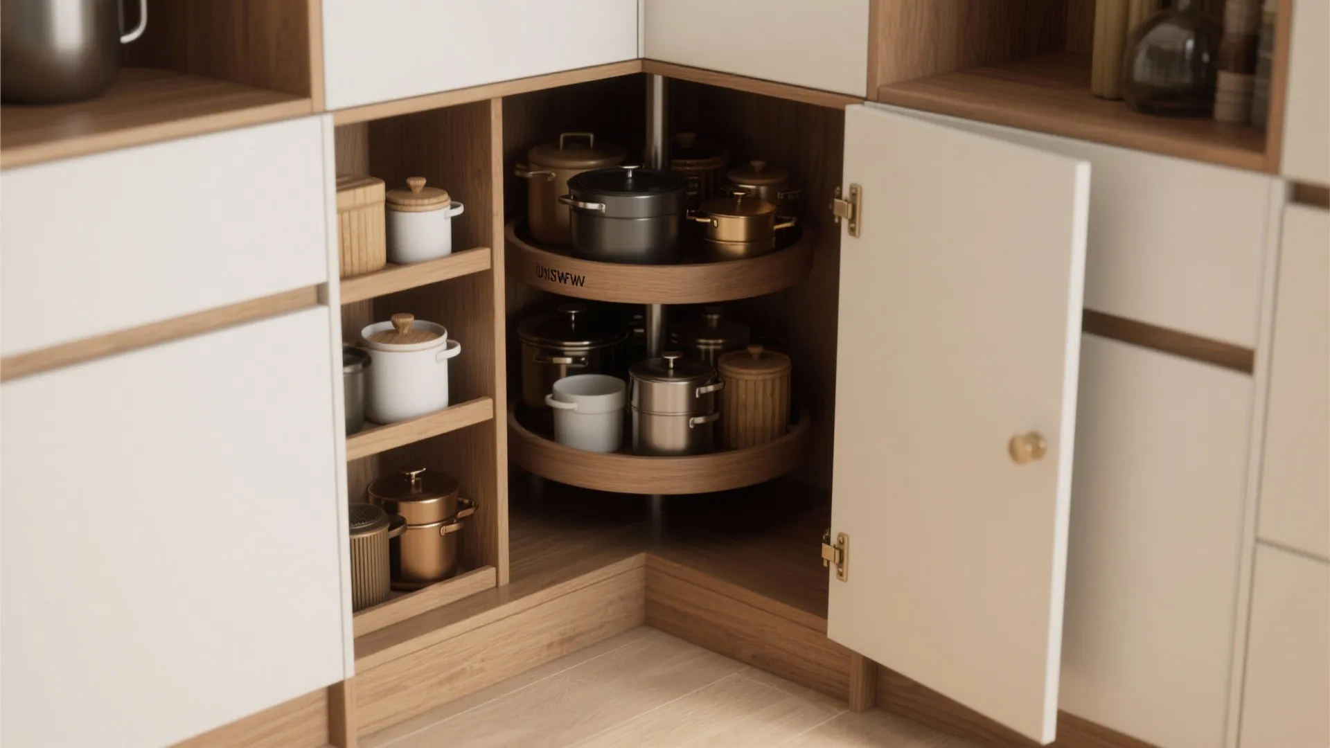 5. Customized corner solutions for awkward nooks