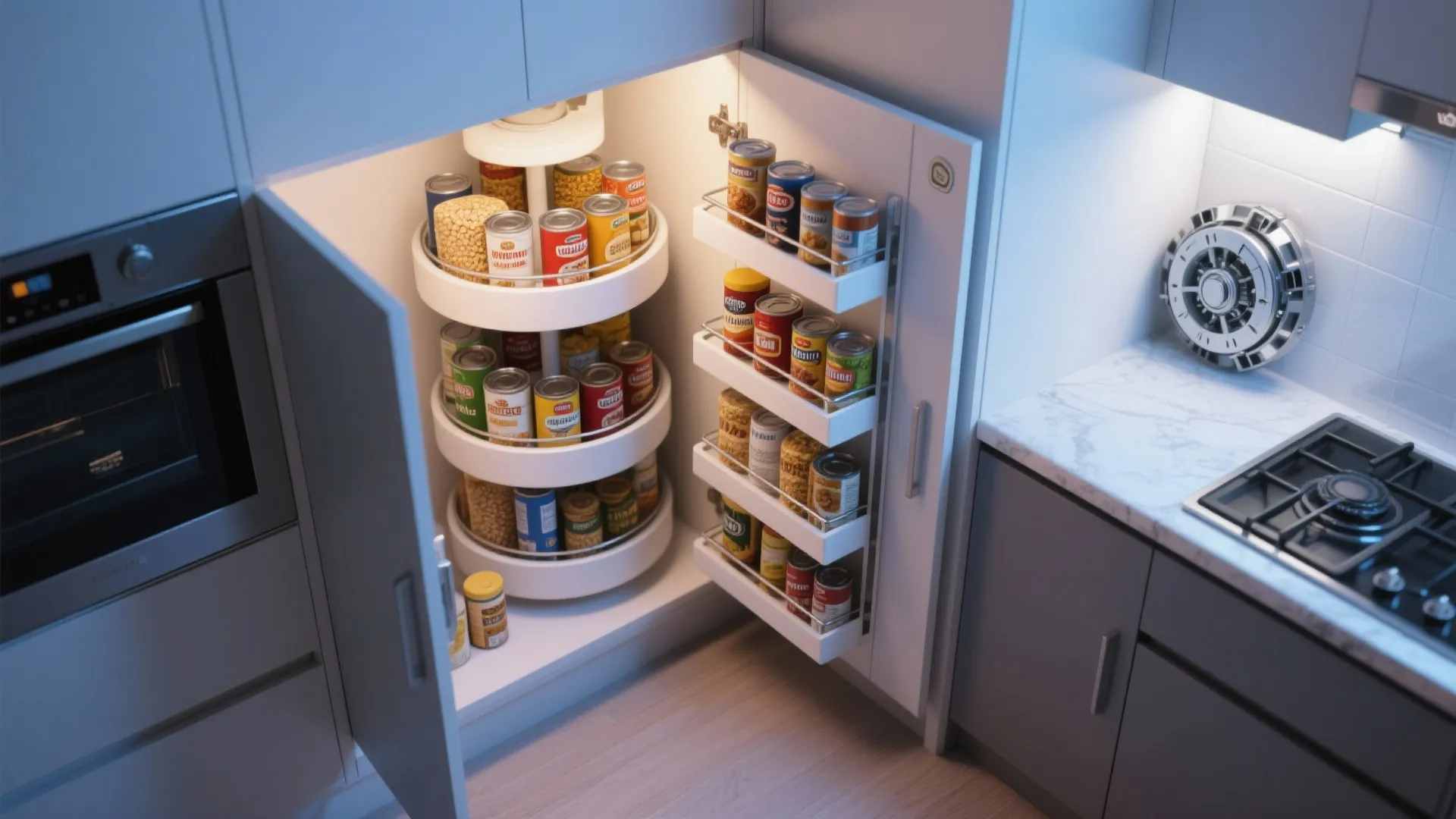 Corner Cupboard Carousel