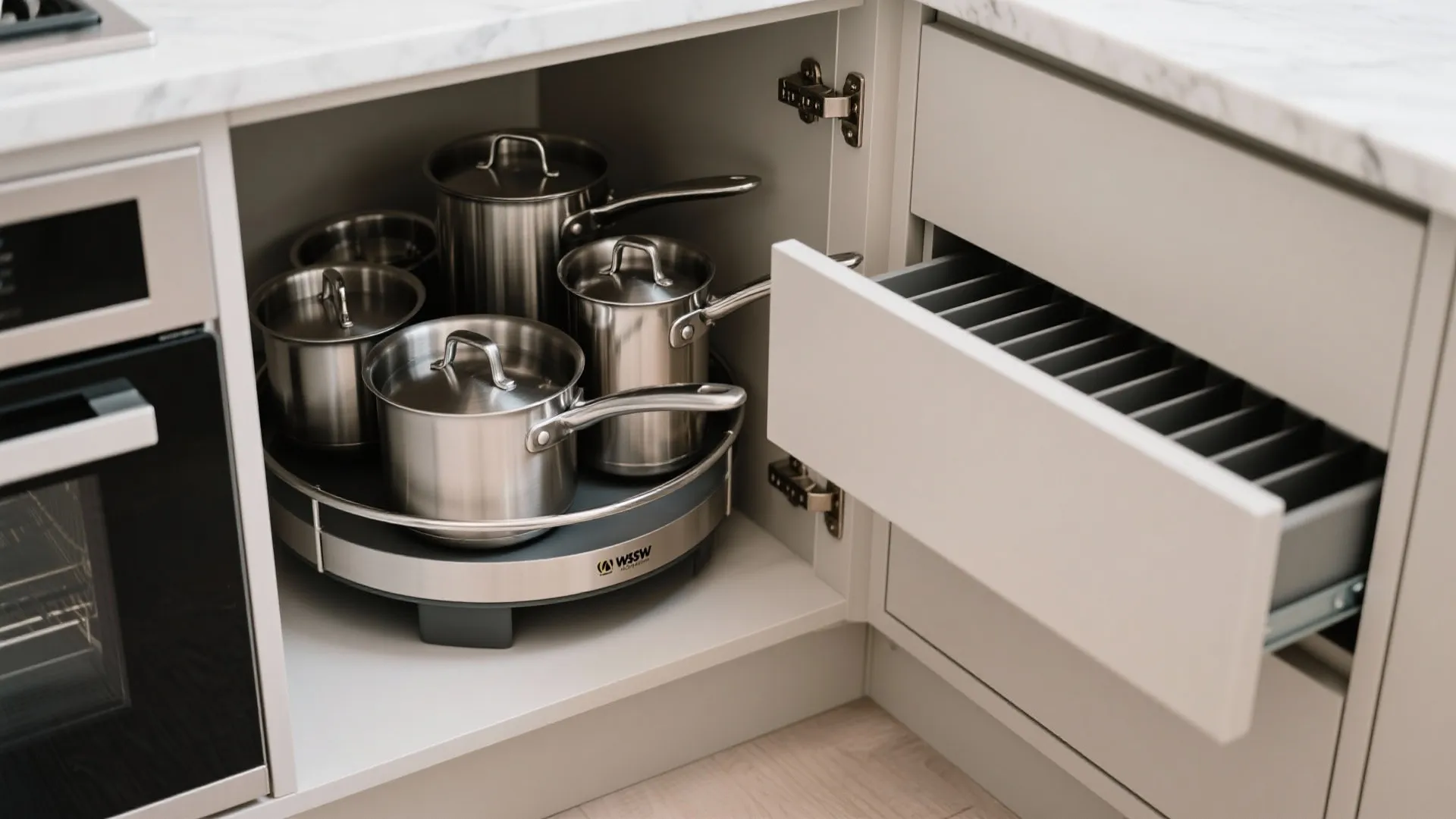 L-shaped kitchen layout to unlock counter space
