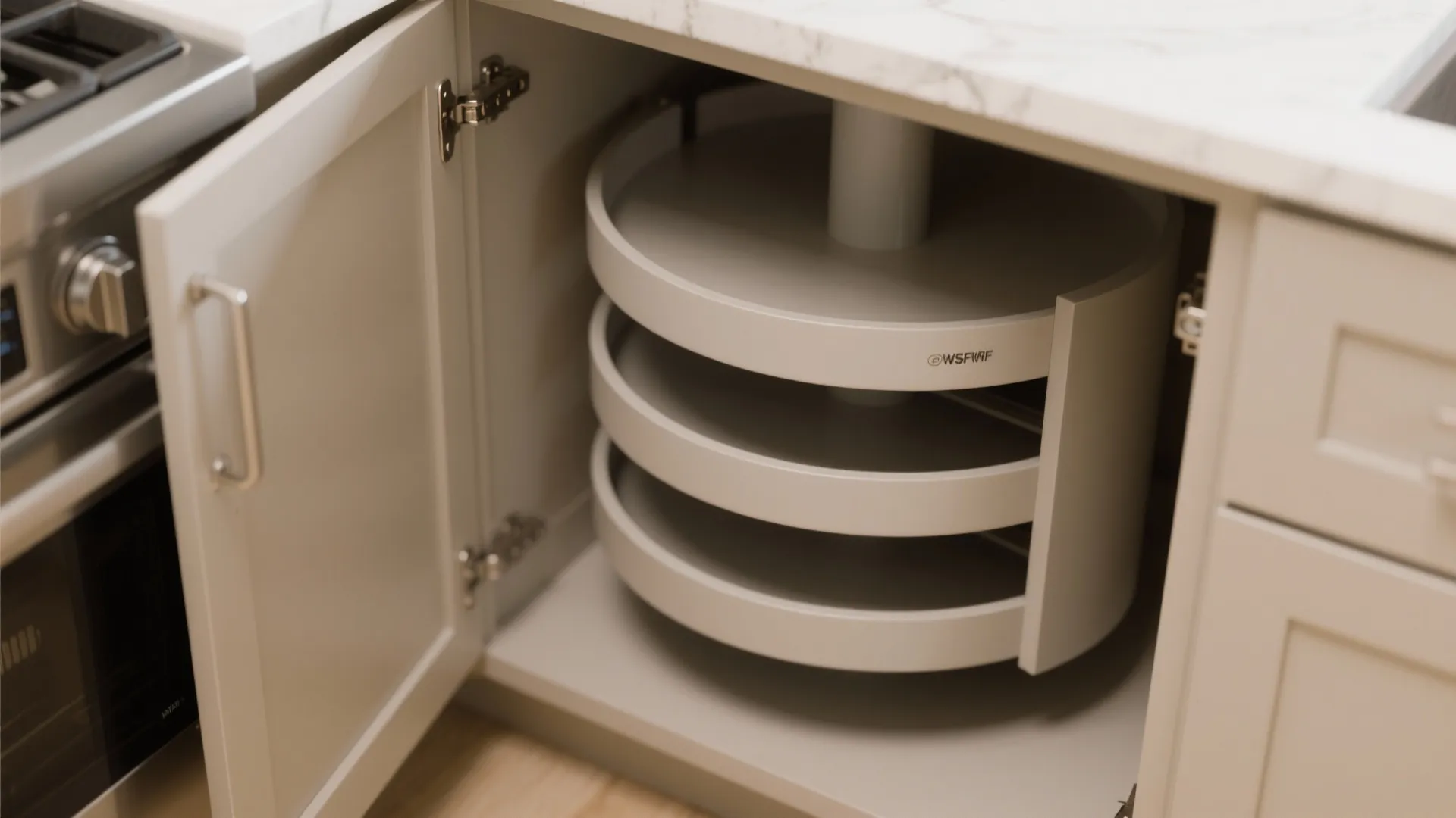 L-shaped kitchen workflow that saves steps