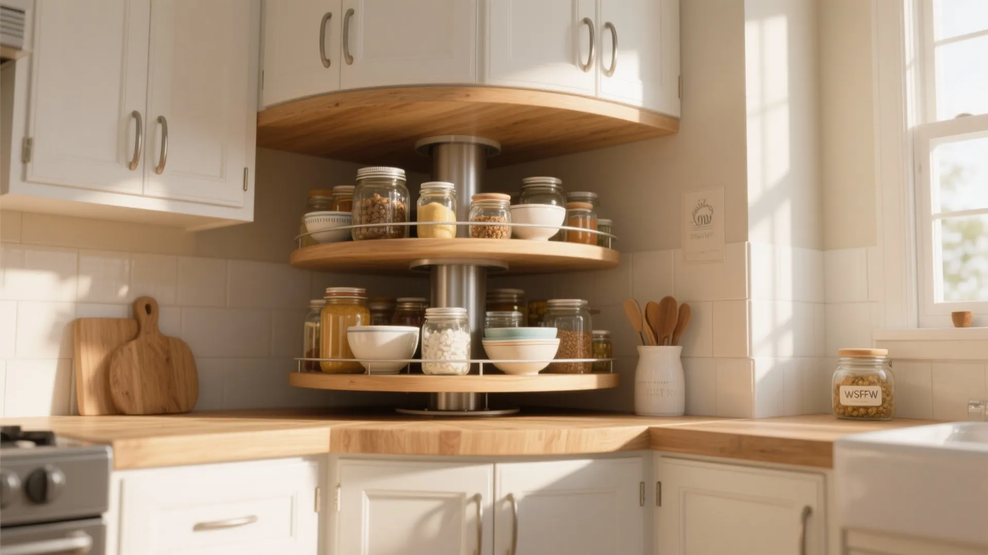 10. Rotating Corner Carousels