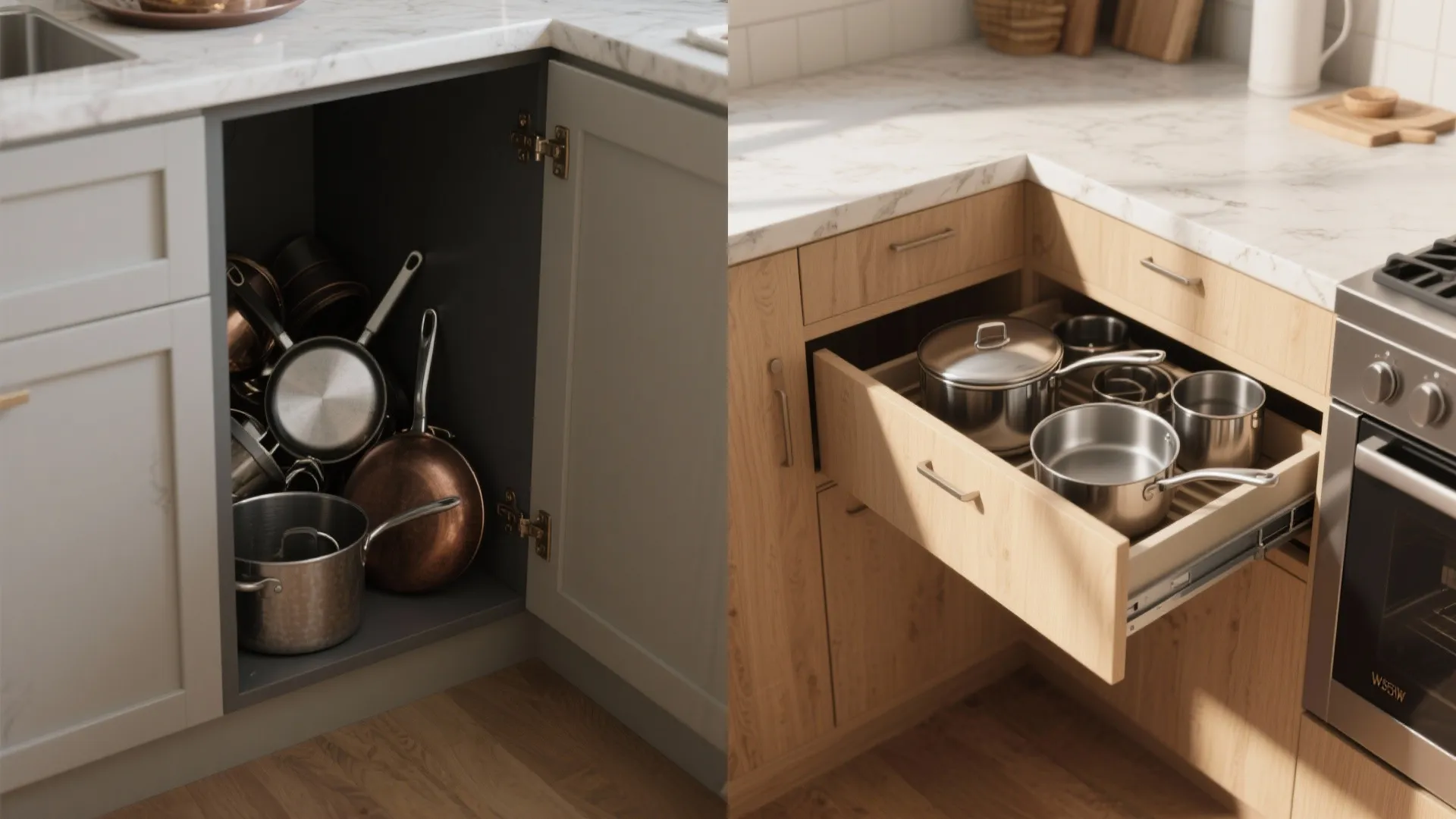 L-Shaped Kitchen Layout That Works Hard