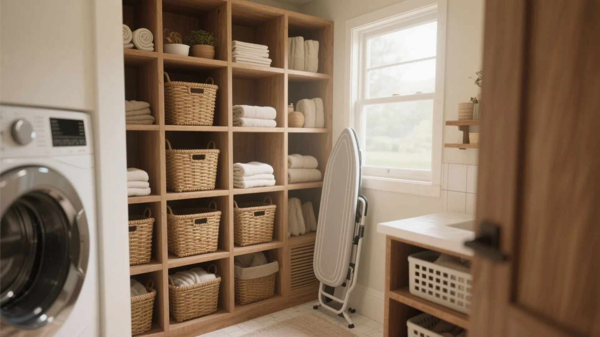 5. Corner Nooks with Open Cubbies