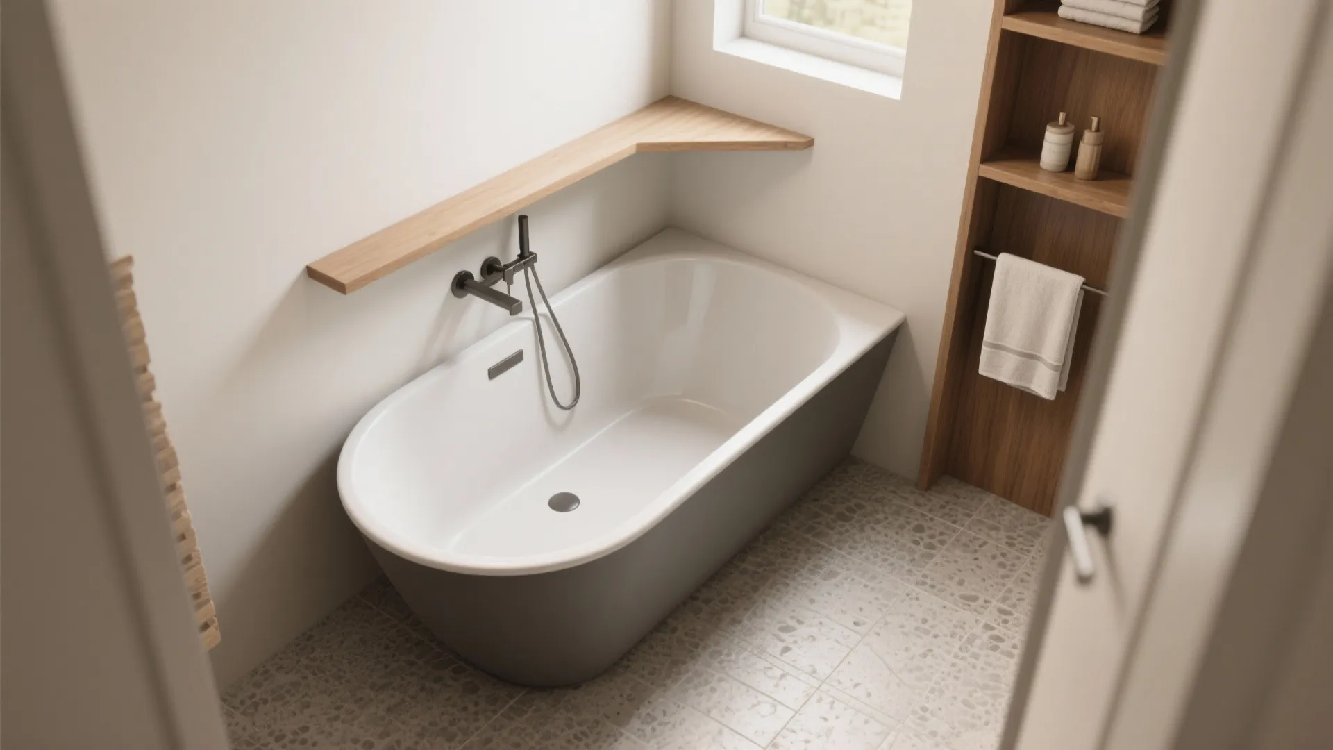 Deep Tubs for Small Spaces: 5 Ideas: Creative, practical ways to fit a deep tub into the tiniest bathrooms — from corner soakers to convertible solutions
