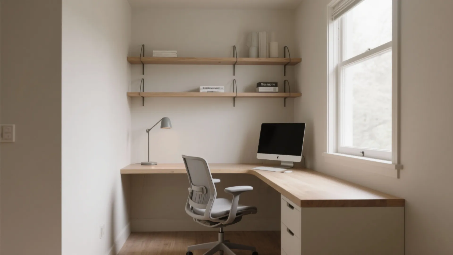 2. Corner Desk to Maximize Space