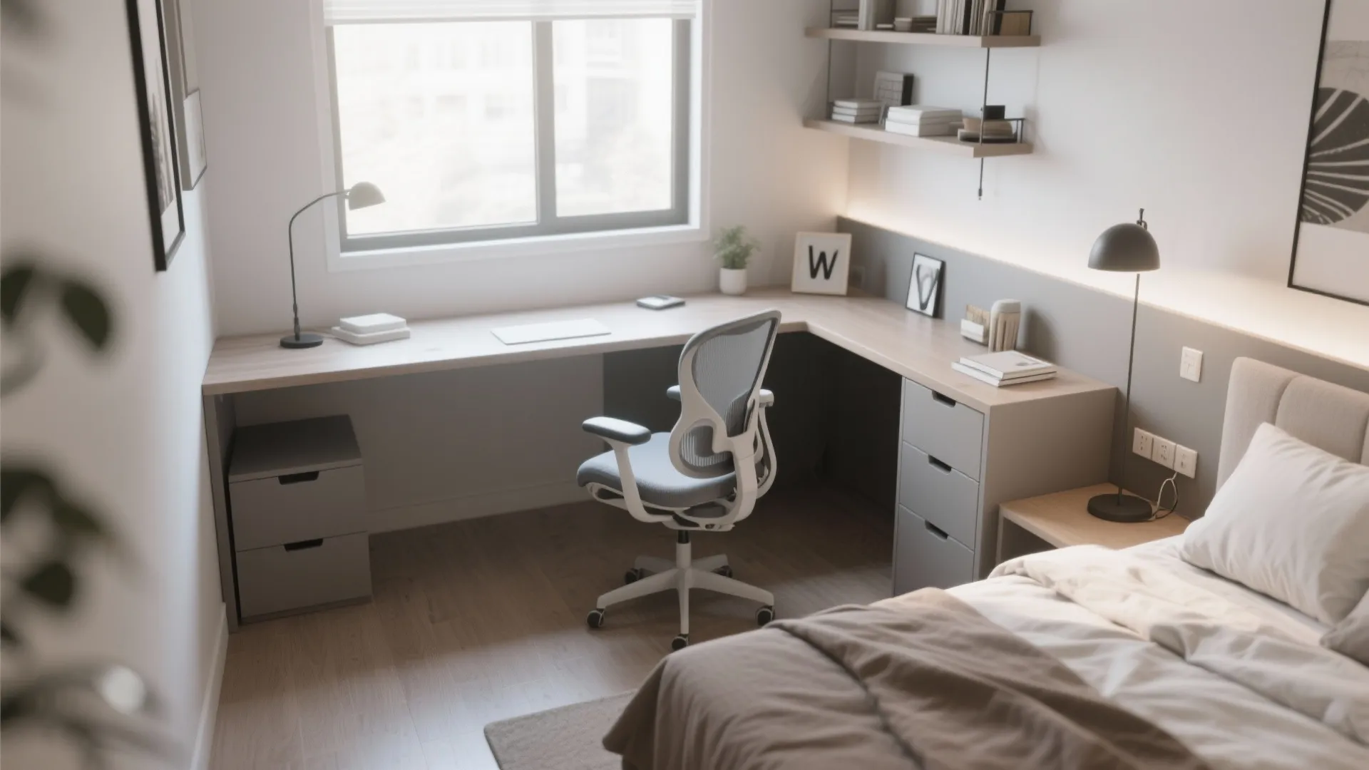 Compact Corner Desk Solution