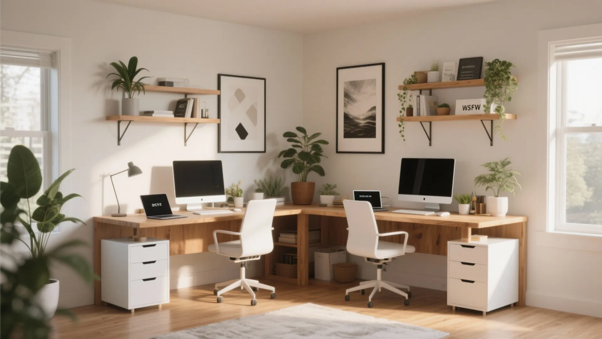 6. Corner Desk Setup