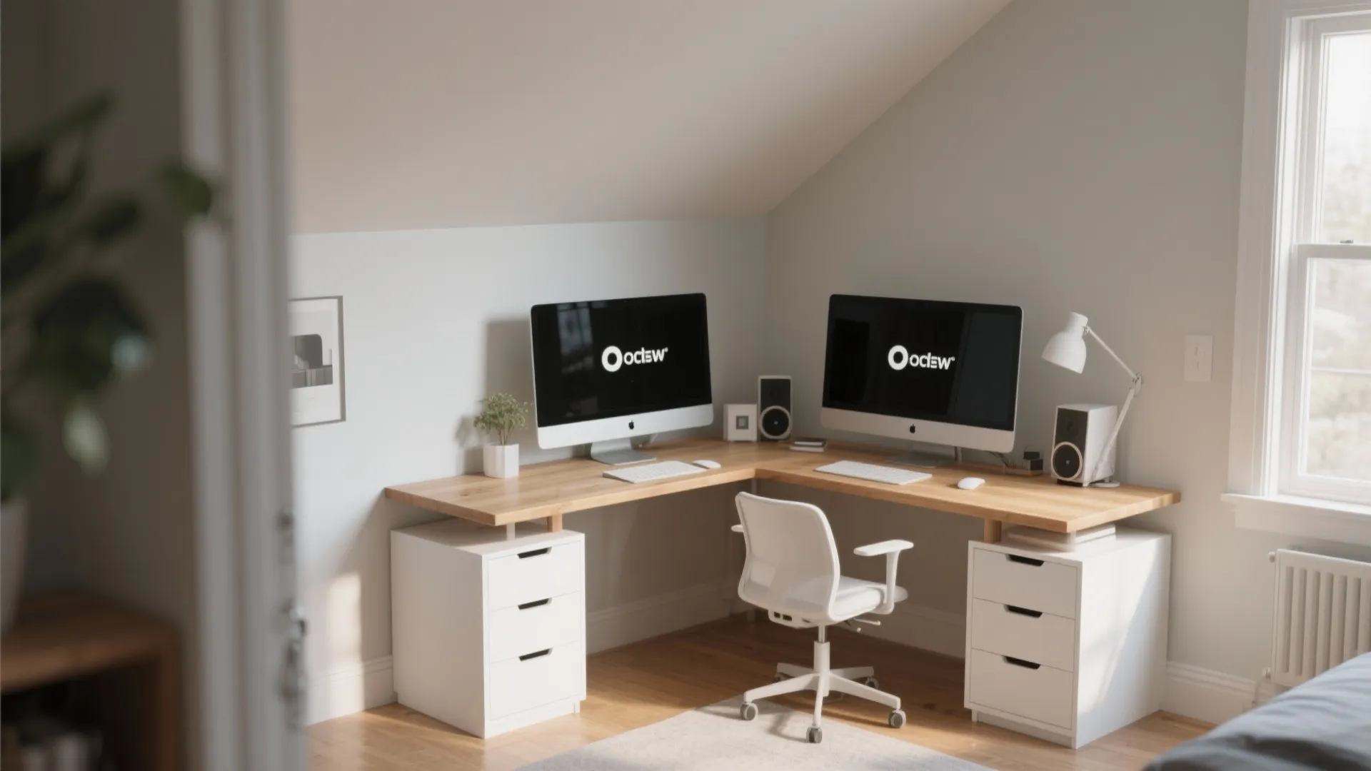 8. Corner Desk Solutions