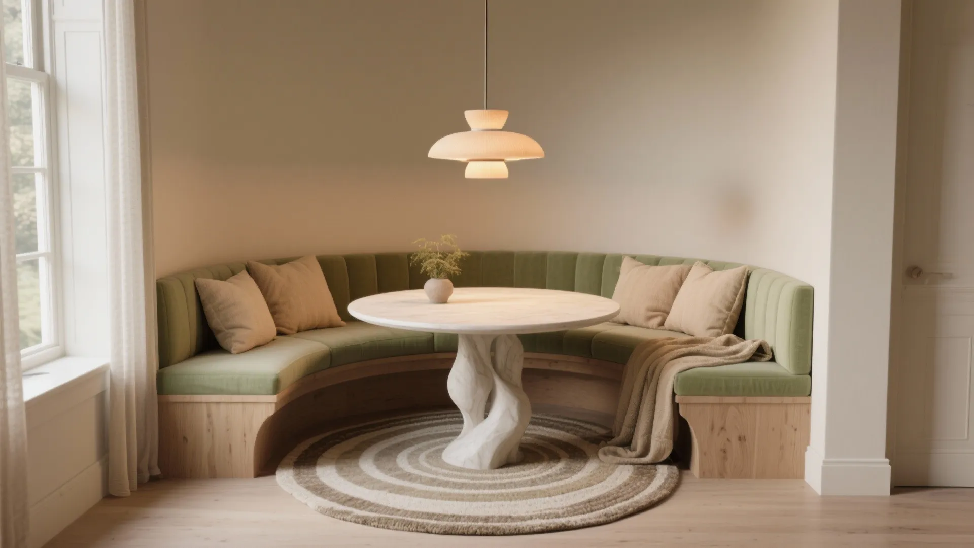 5. Corner Nook with Custom Lighting