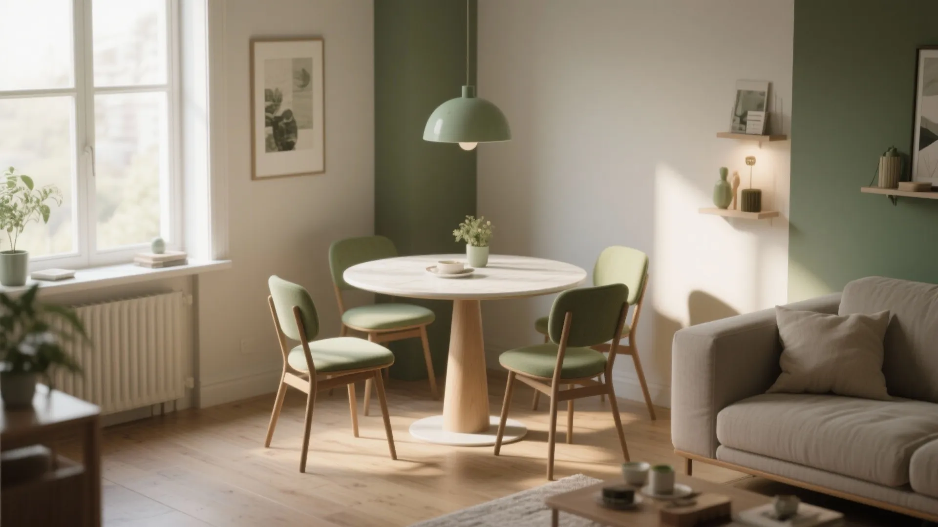 6. Corner Dining Setup