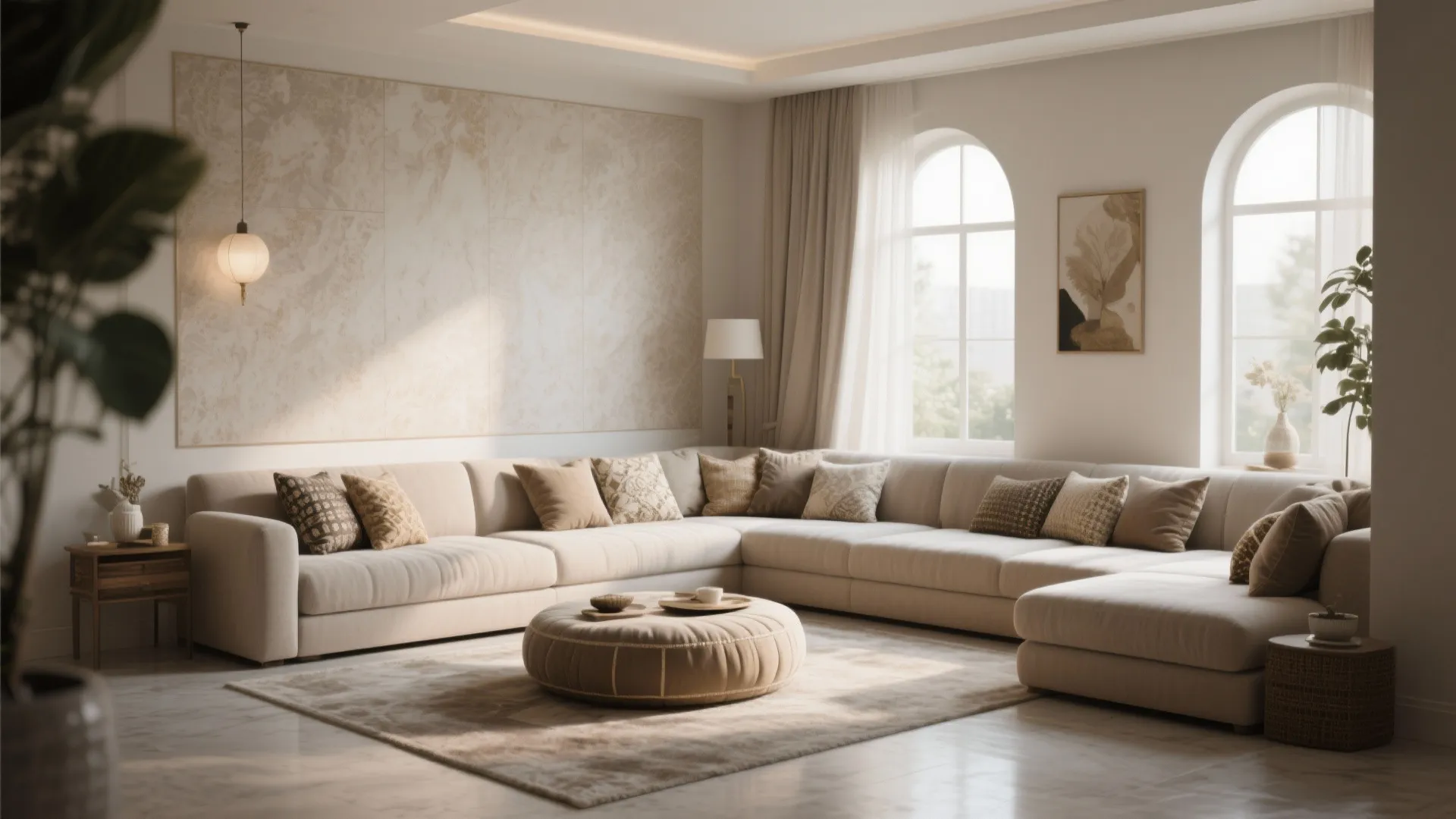 9. Diwan Corner Arrangement