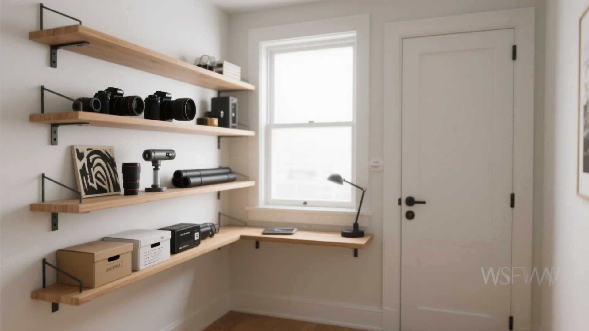 Corner and Above-Door Shelves to Capture Dead Space