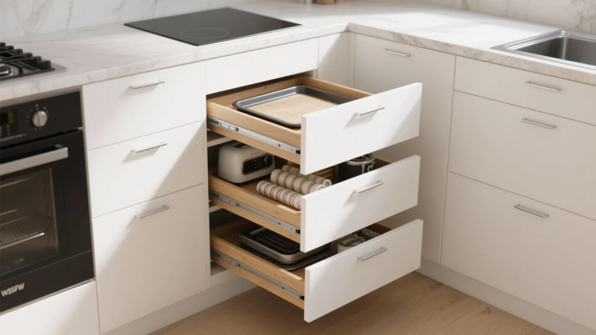 Corner-smart solutions in compact footprints