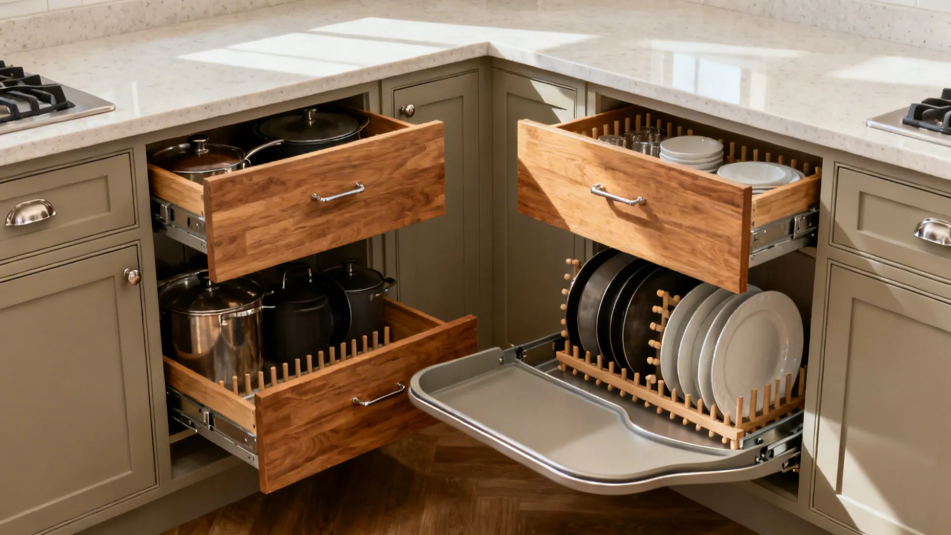 Smart Corner and Drawer Systems