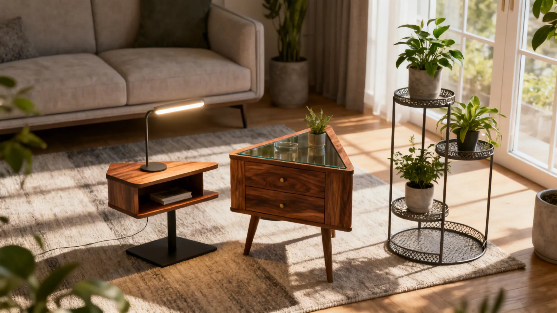 5 Corner End Table Ideas for Small Living Rooms