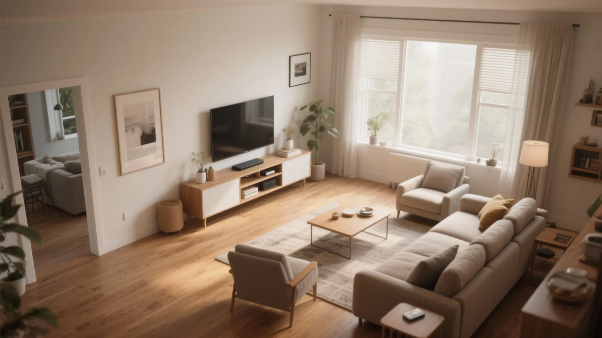 7. Corner Entertainment Hub