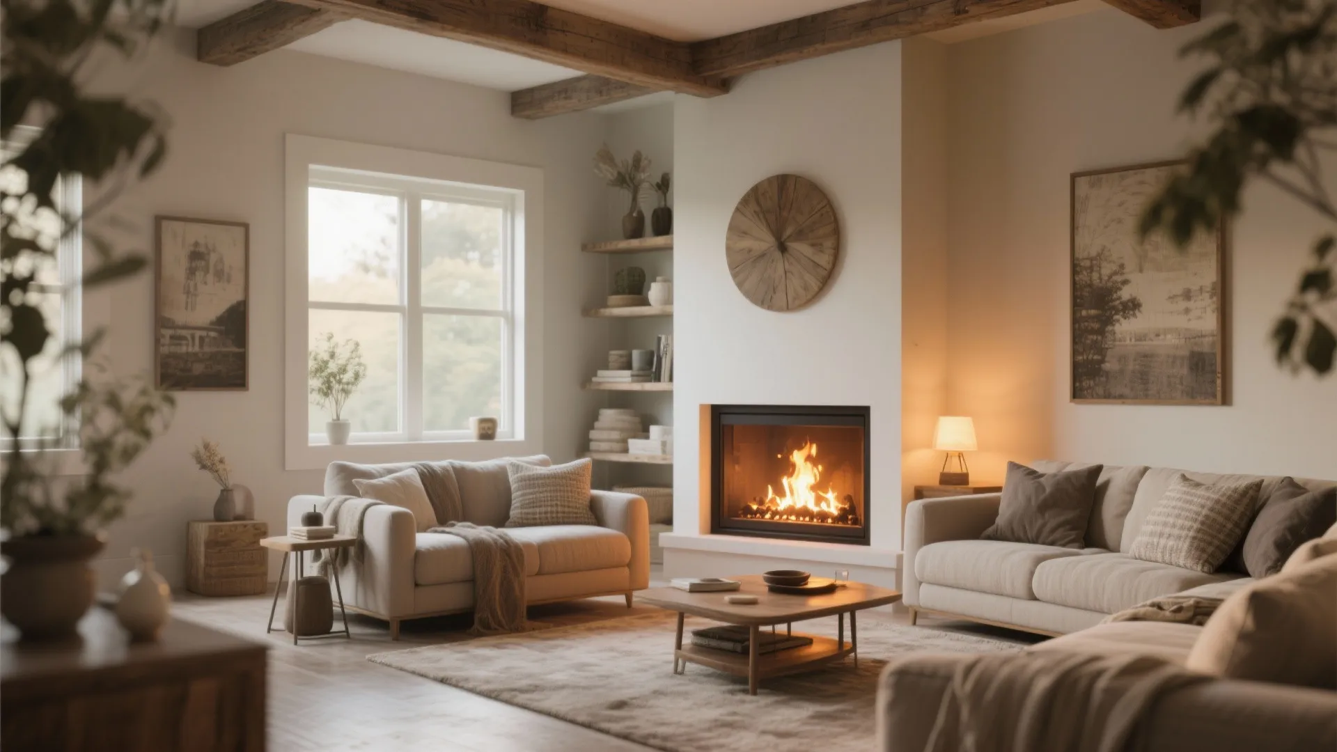 5. Corner Fireplace Installation