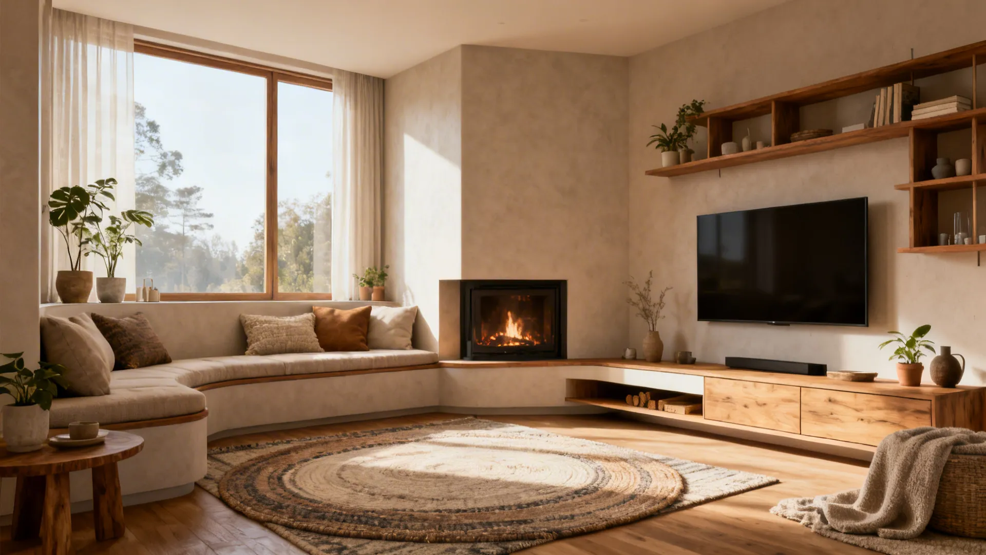 5 Corner Fireplace Ideas for Living Rooms