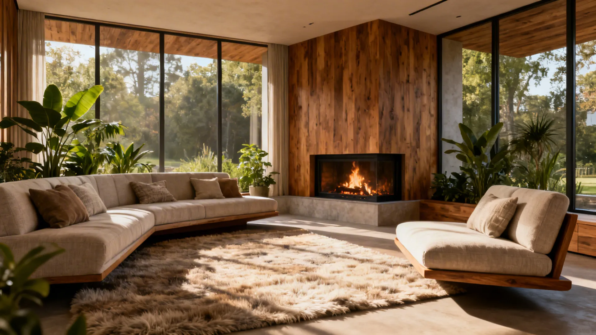 5 Living Room Ideas with Corner Fireplace