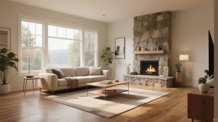 10 Ideas for a 14x15 Living Room with a Corner Fireplace