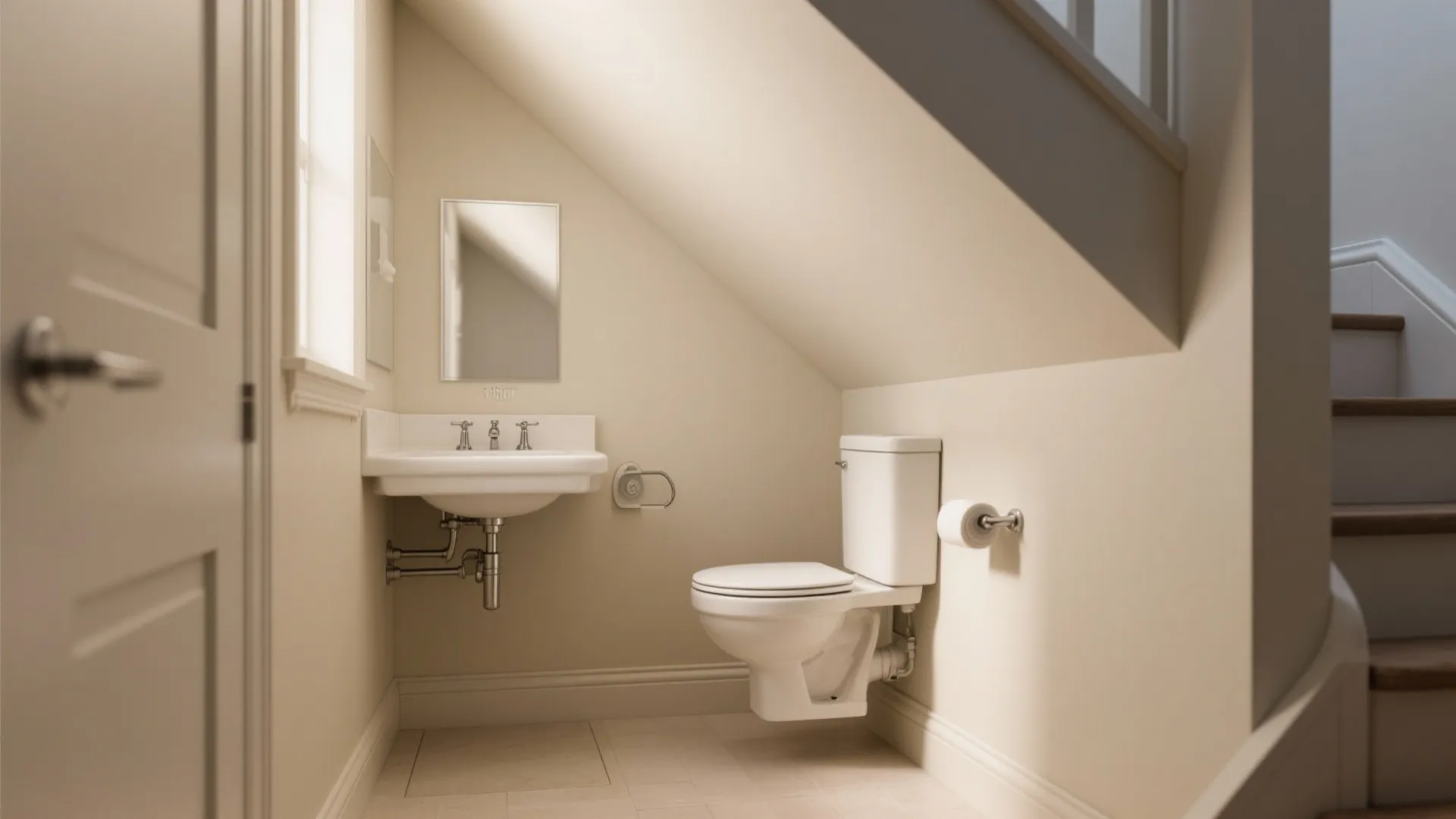 3) Compact corner fixtures and wall-hung pieces