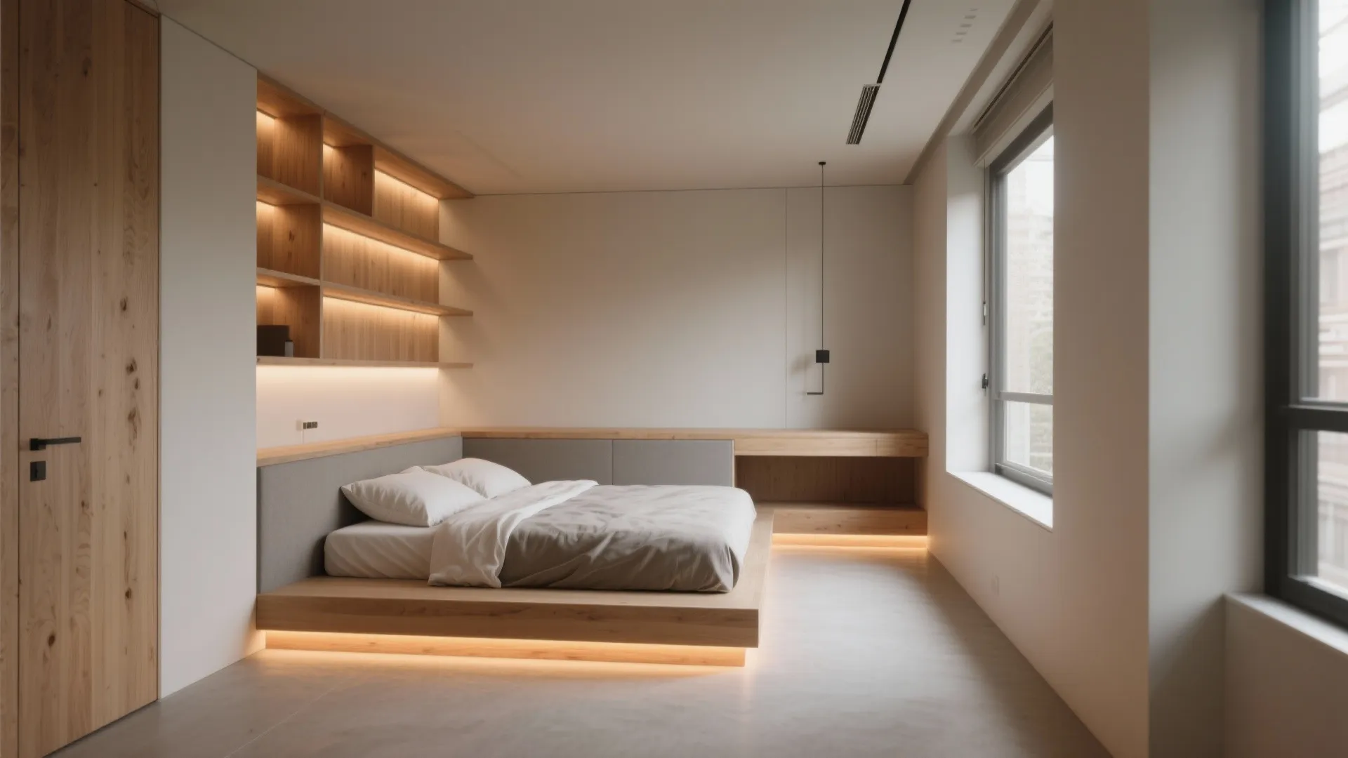 Corner, Niche, and Floating Beds to Open Floors