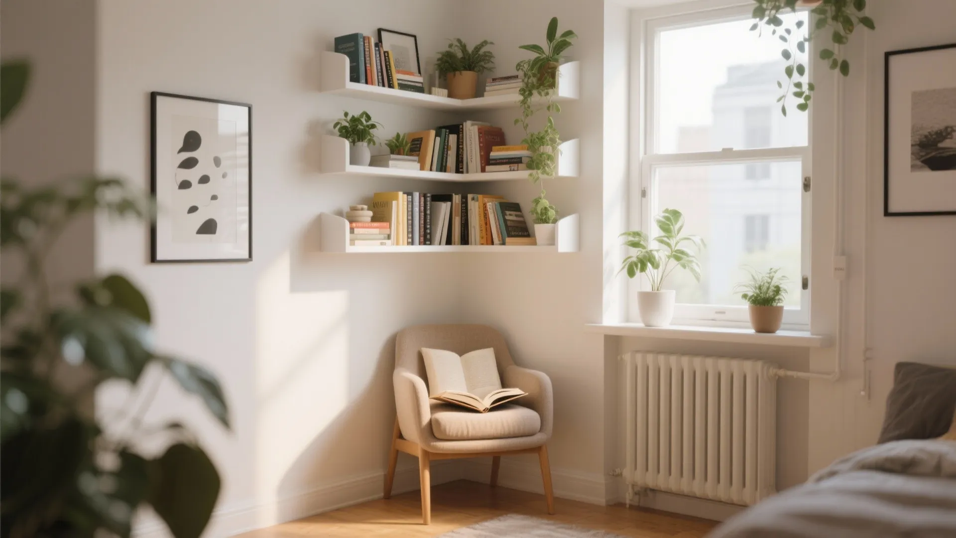 Corner Floating Shelves