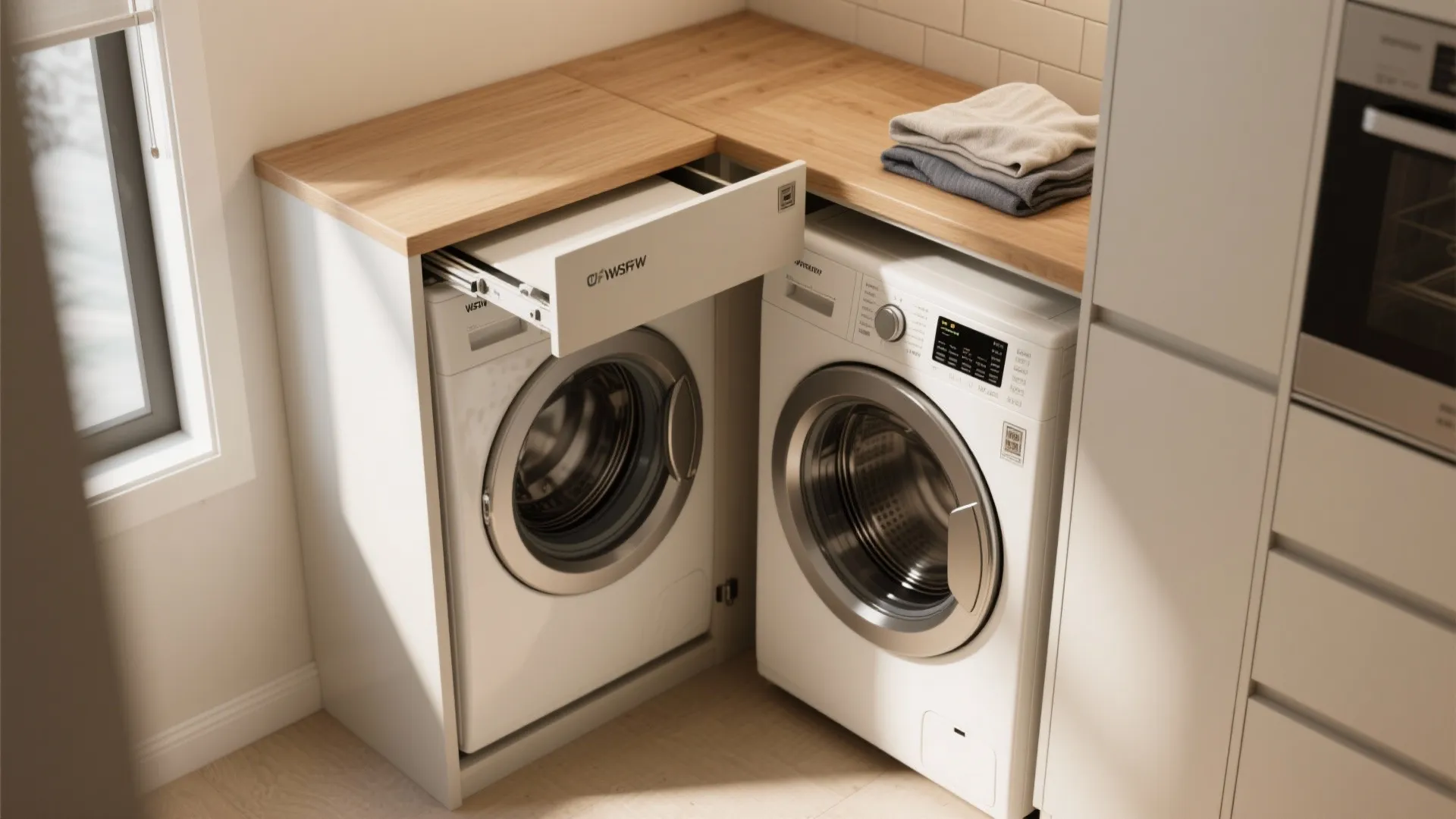 3. Corner Stack with Folding Counter