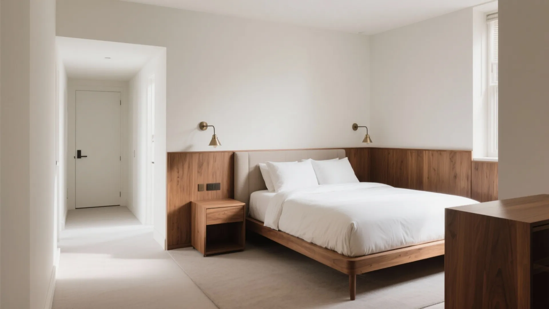 Corner King with a Clear Path (Plus Sconces)