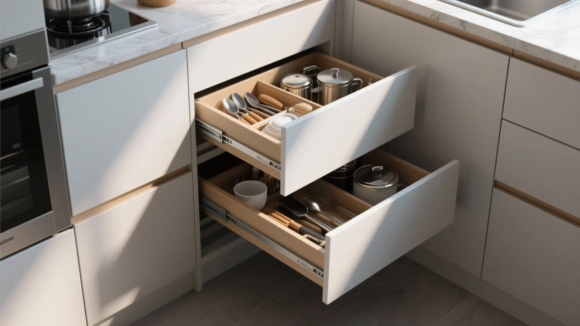 9. Corner Drawers