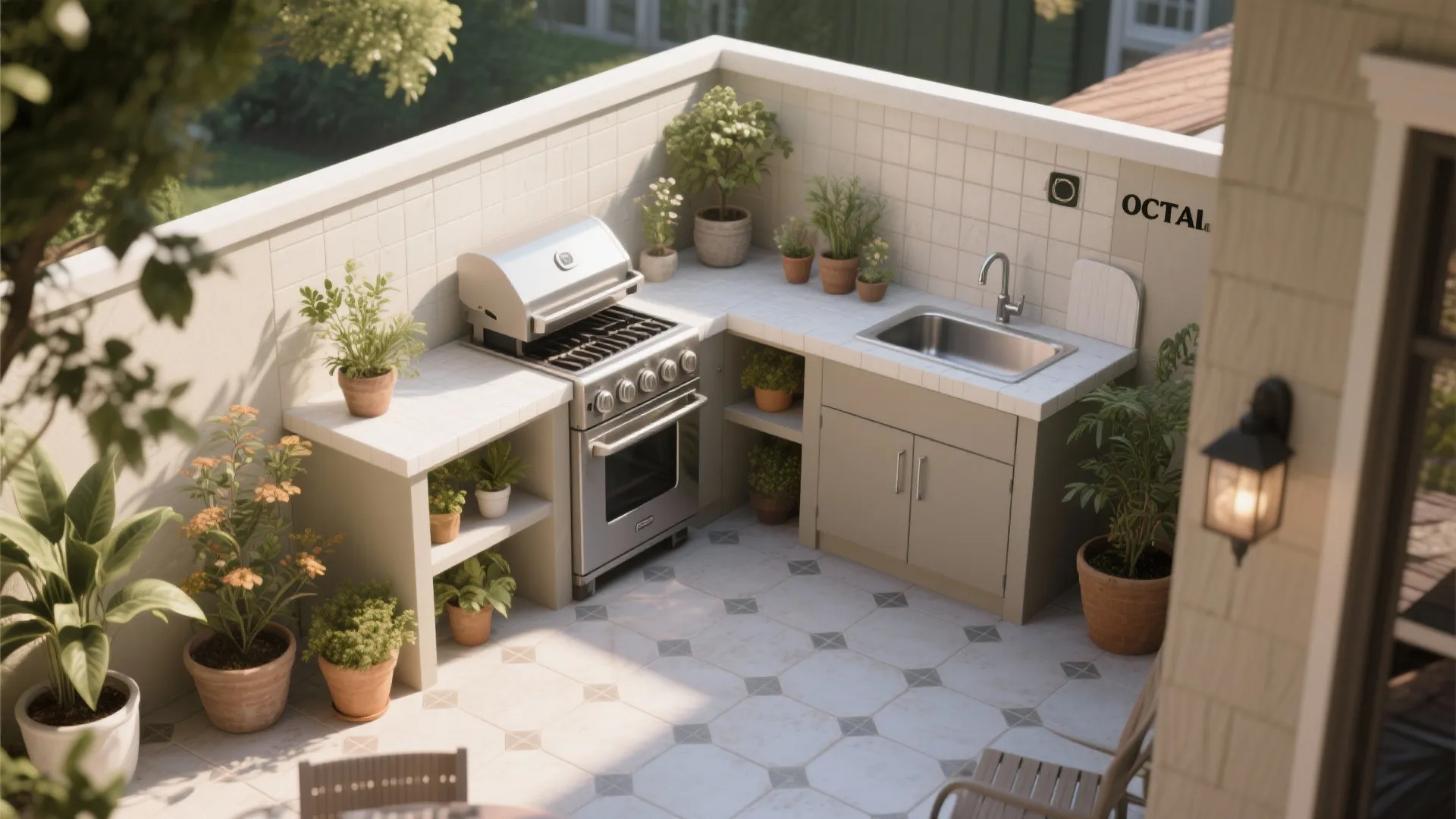 1. Corner Kitchen Layout