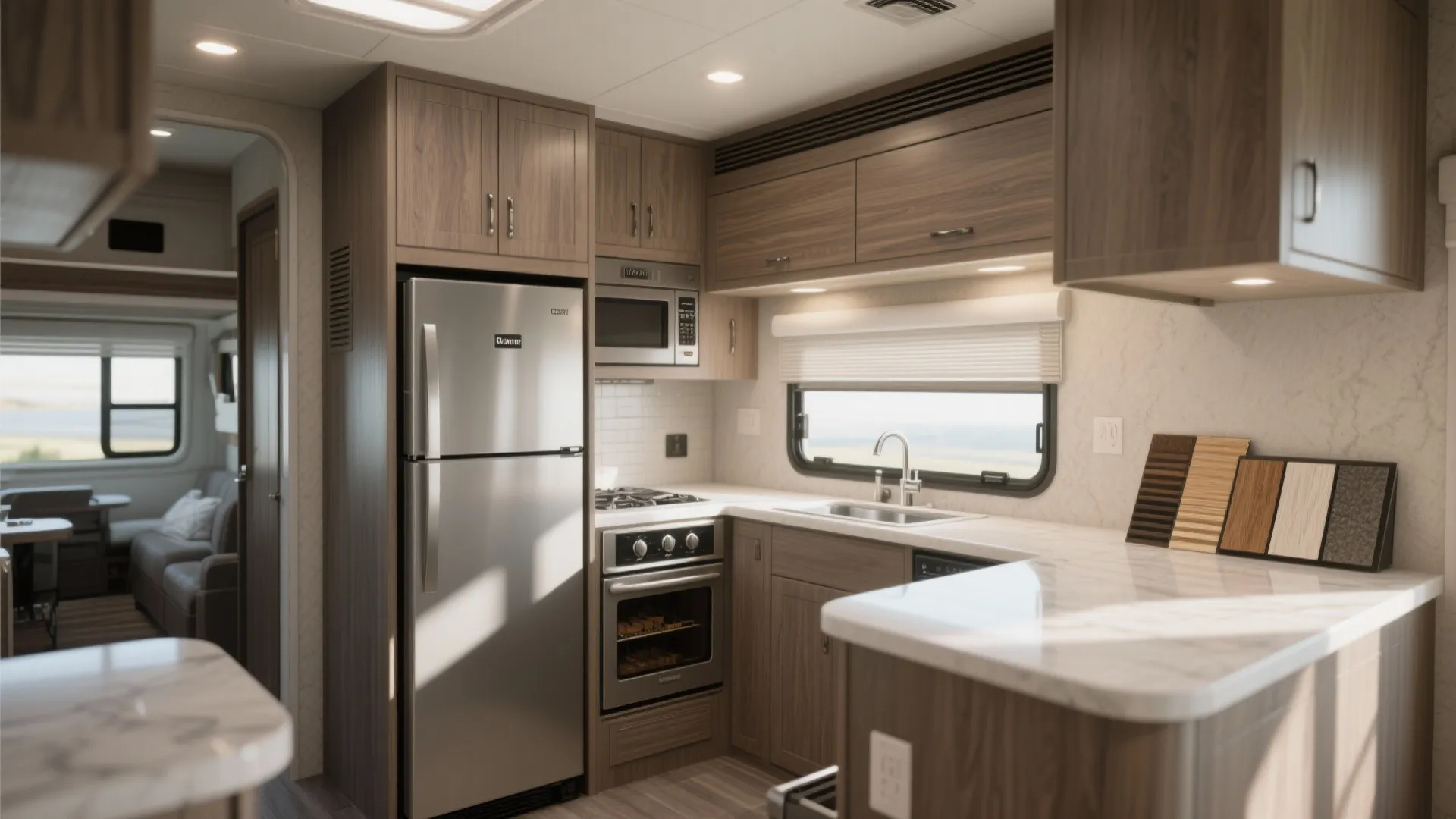 5. Corner Kitchen with Pull-Out Pantry