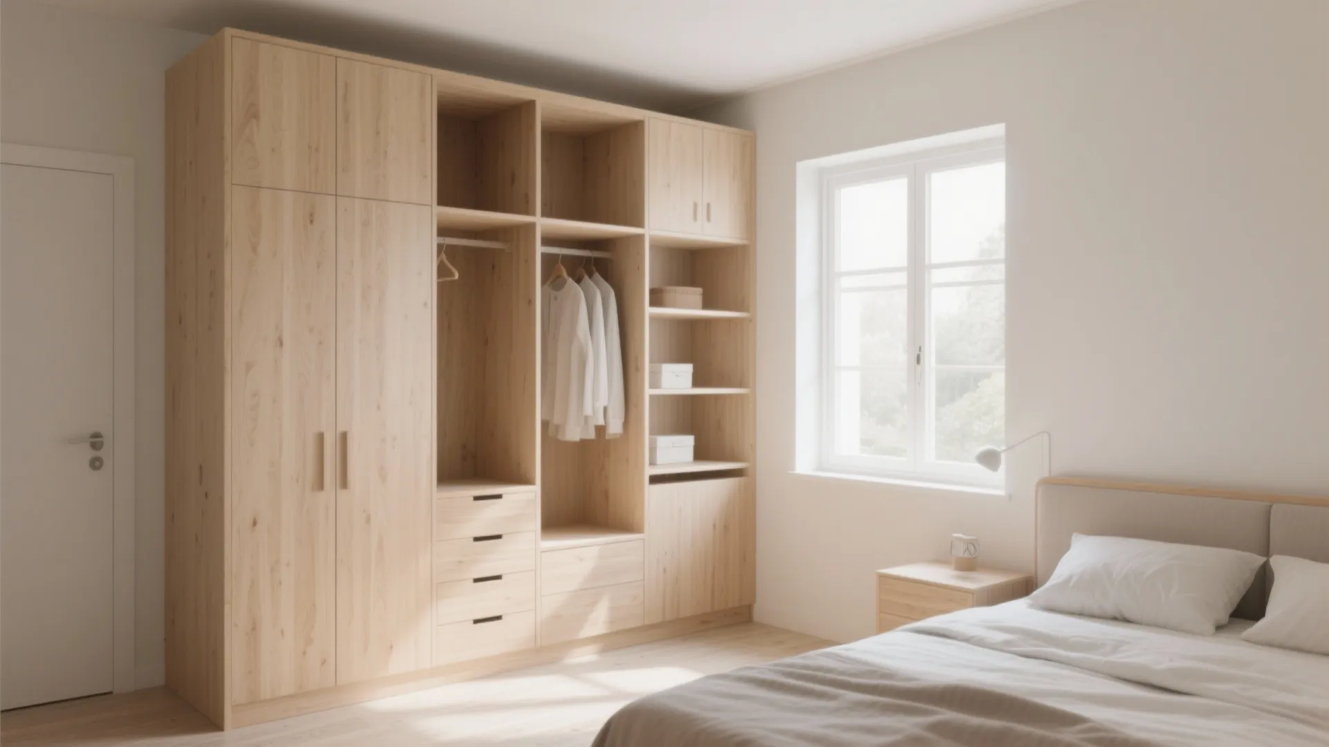 L-shaped Corner Wardrobe