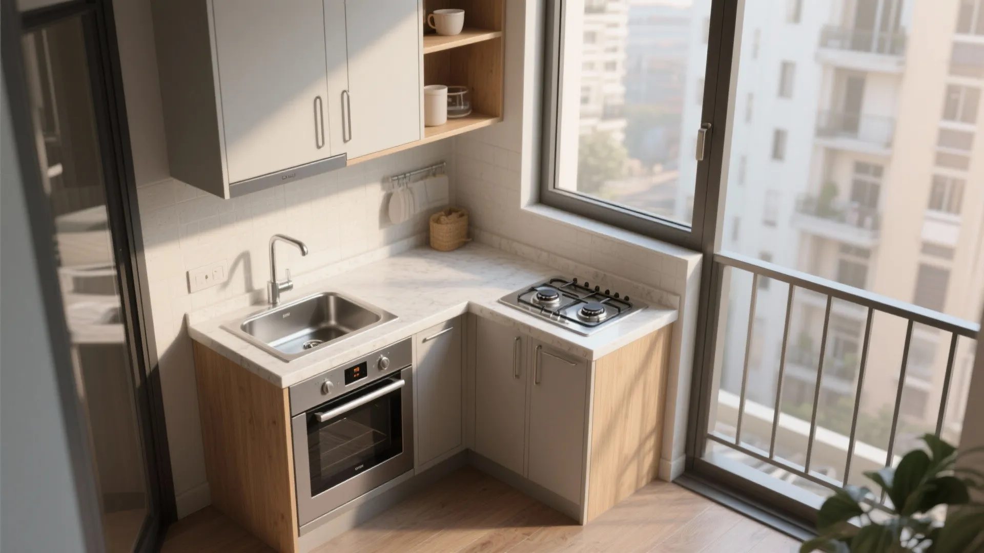 3. Corner L-Shaped Setup