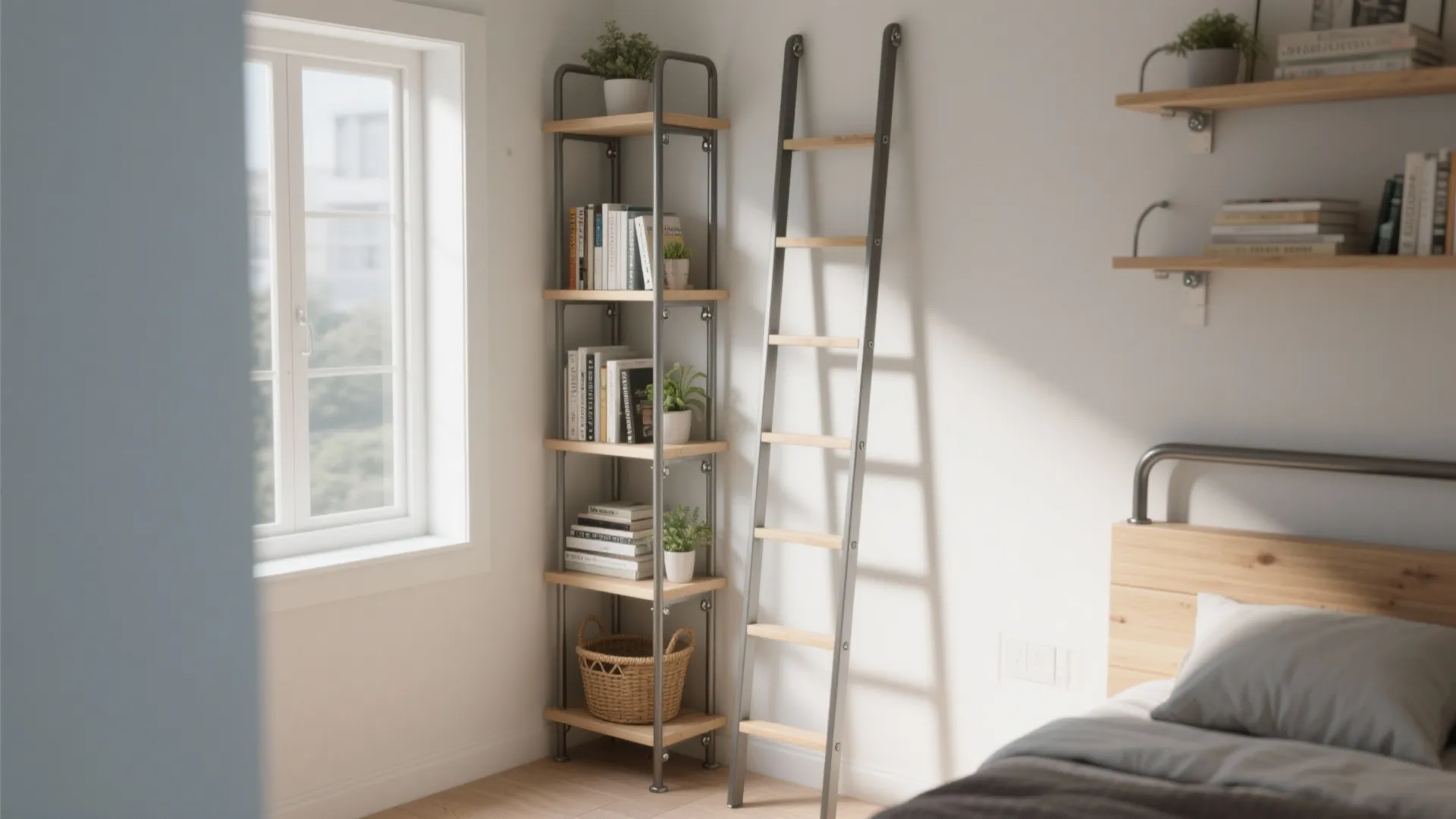 3. Corner ladders and vertical towers