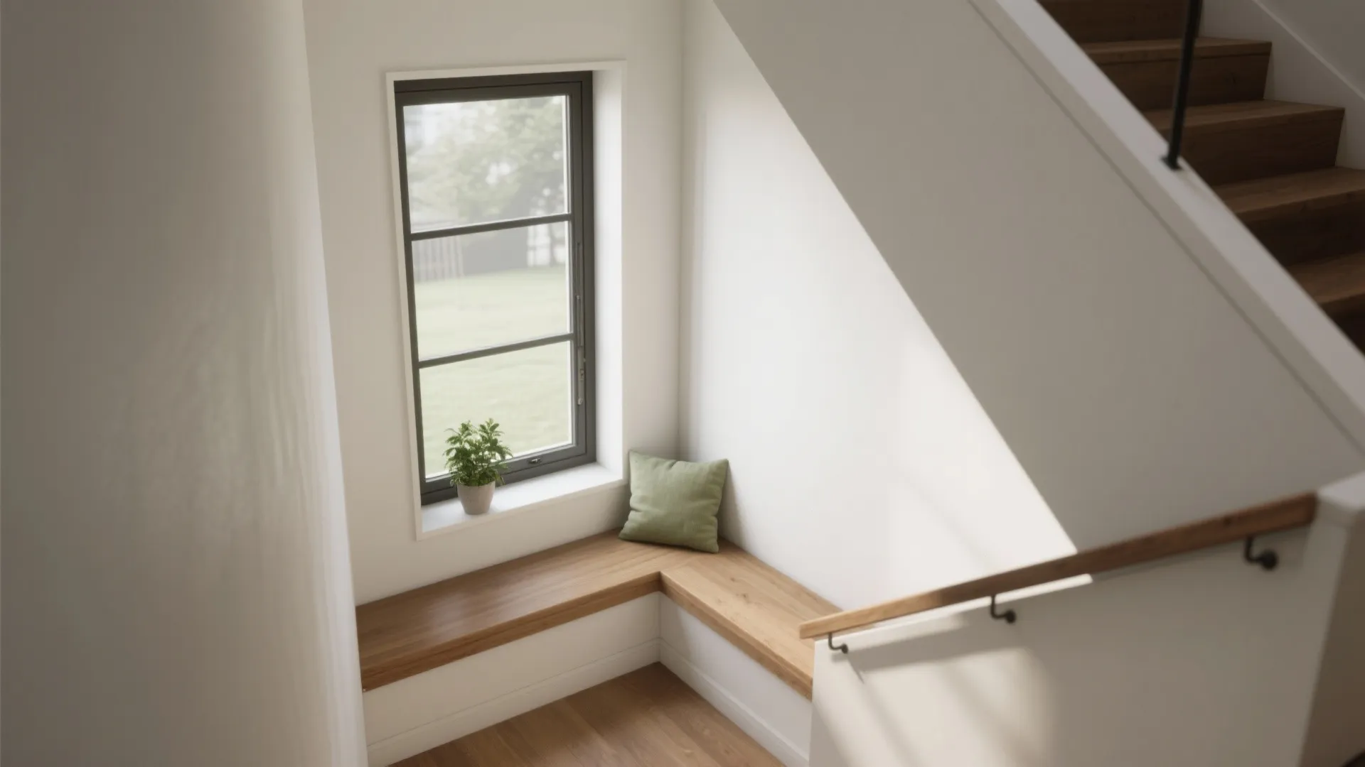 Corner Landing Window as a Pause Point