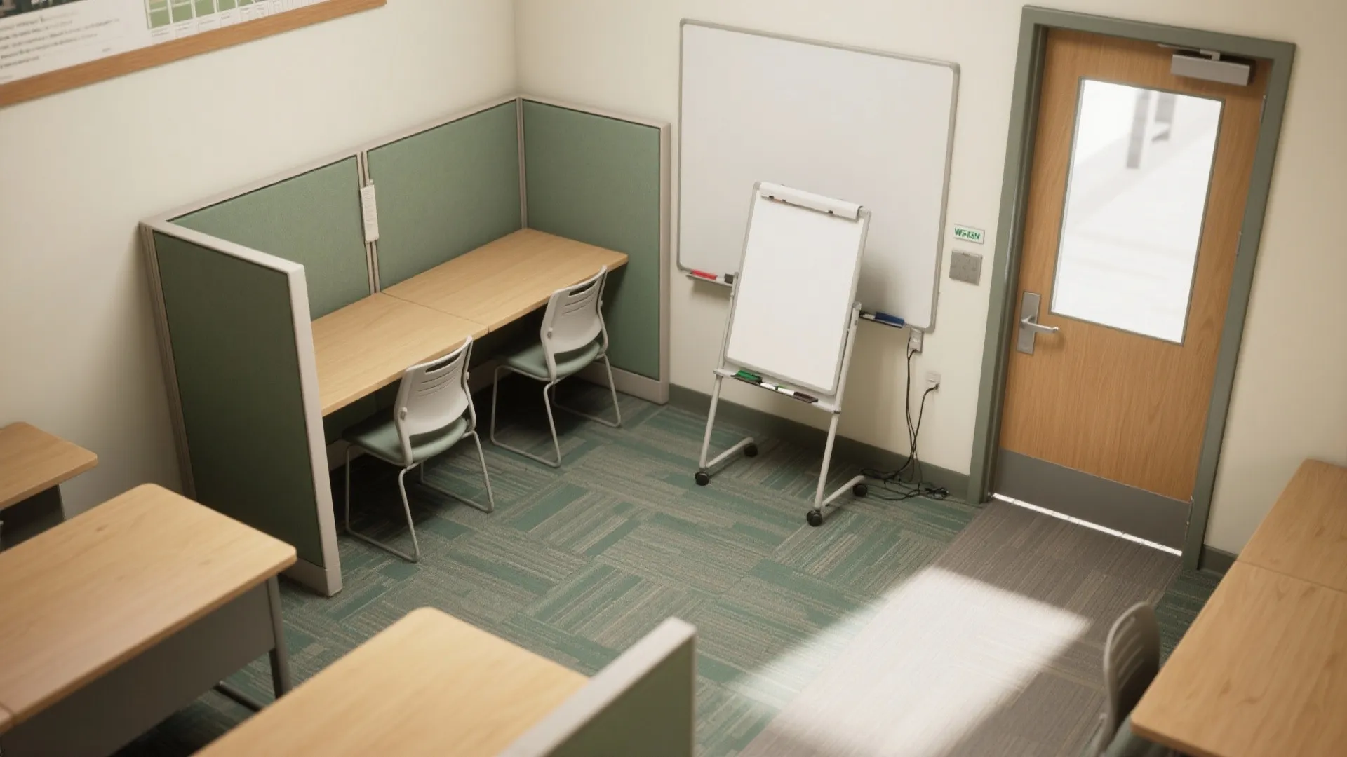 Flexible furniture and corner-smart layouts