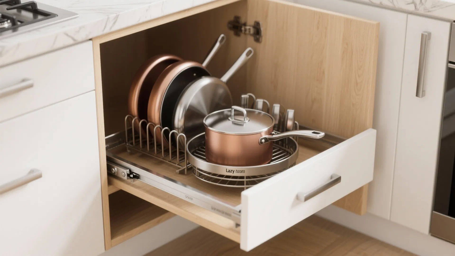 8. Corner Storage Solutions