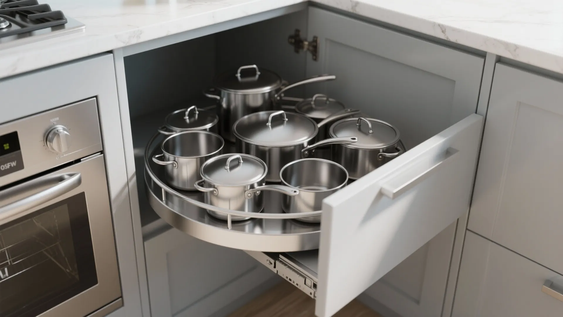 Compact L-Shaped Layout for Workflow