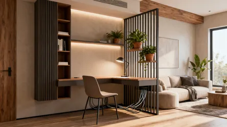 5 Small Office Ideas for a Living Room Corner