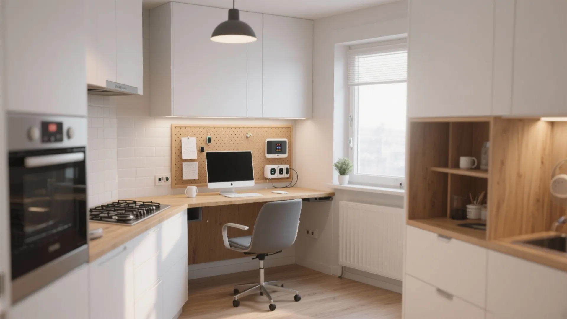 10. Turn the Corner into a Mini Office