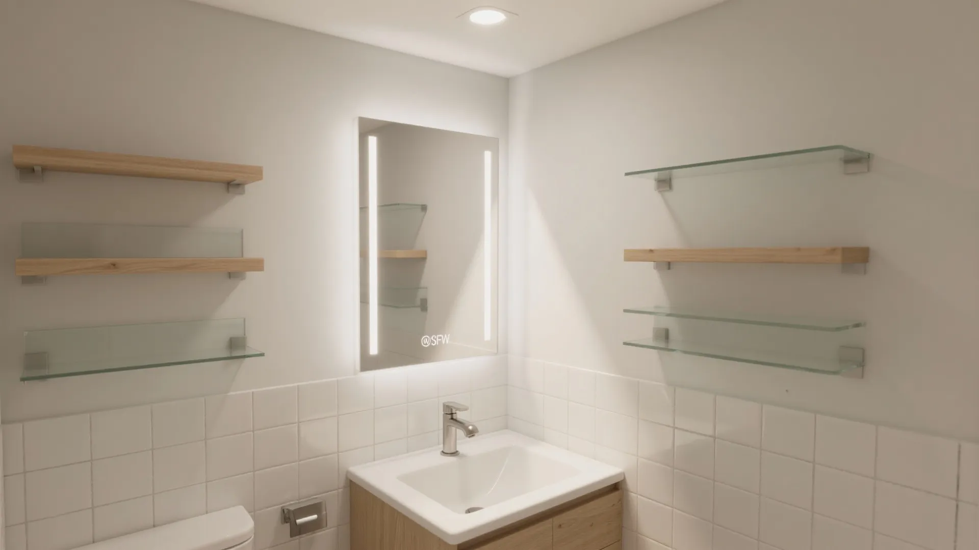 3) Corner Mirror Storage: Unlock the Hardest-Working Dead Space