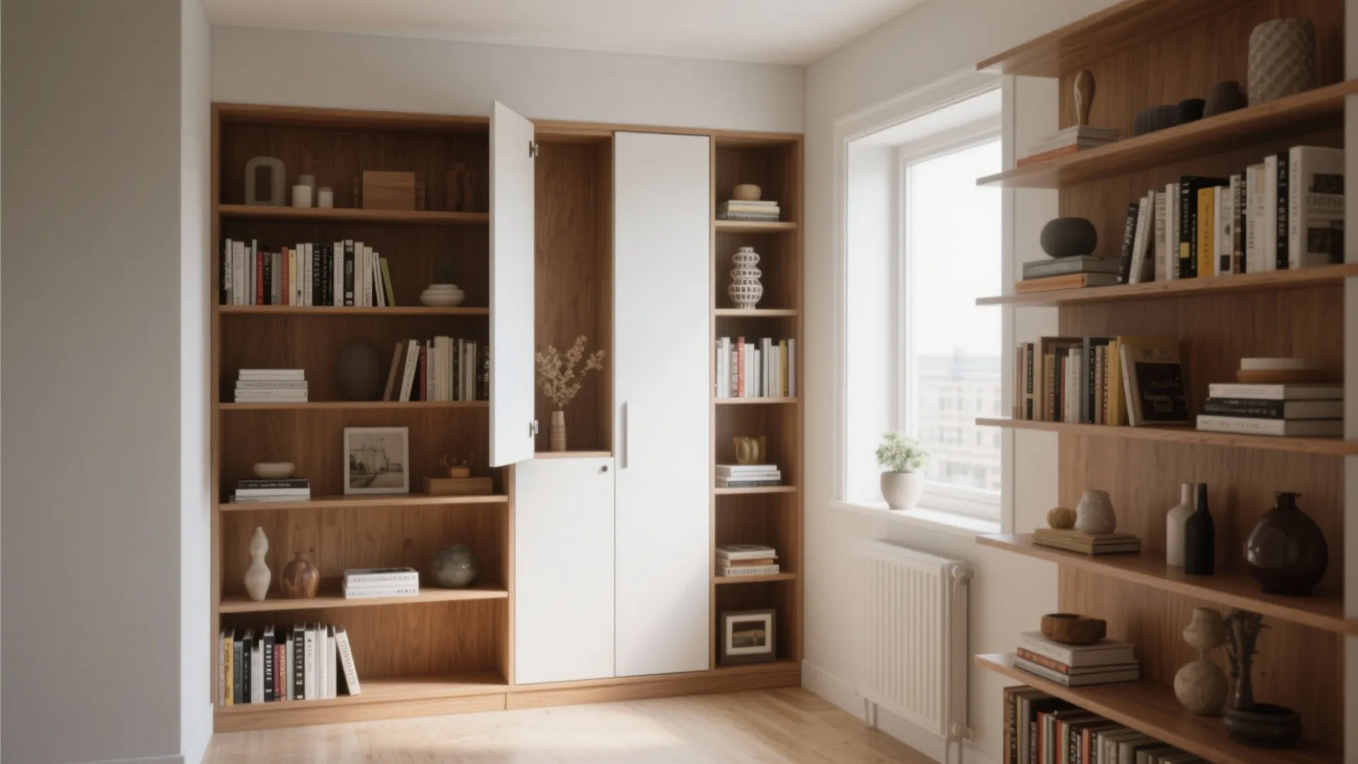 2. Corner Murphy with Built-In Storage