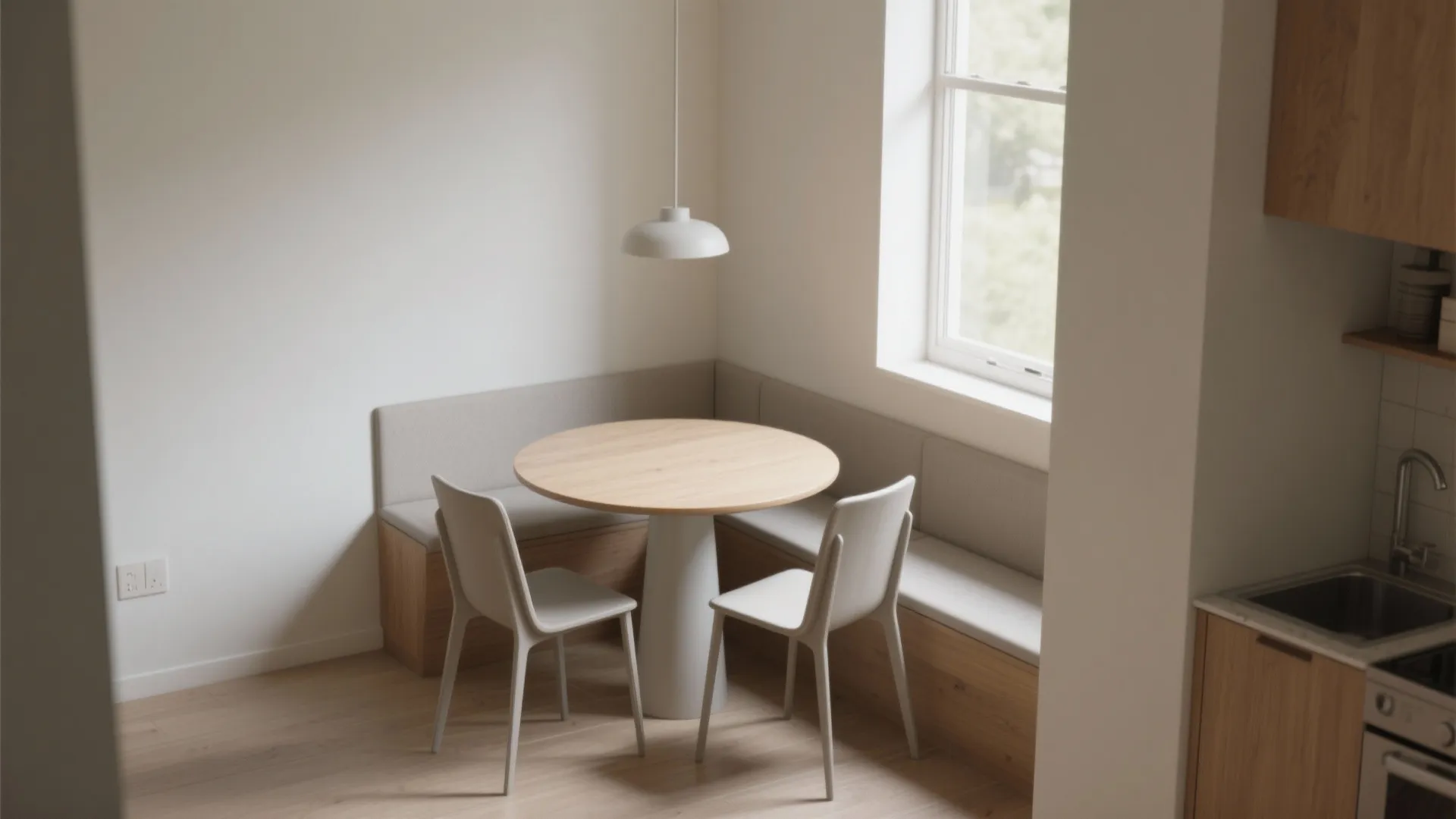 5. Choose Scaled Chairs and Consider a Corner Nook