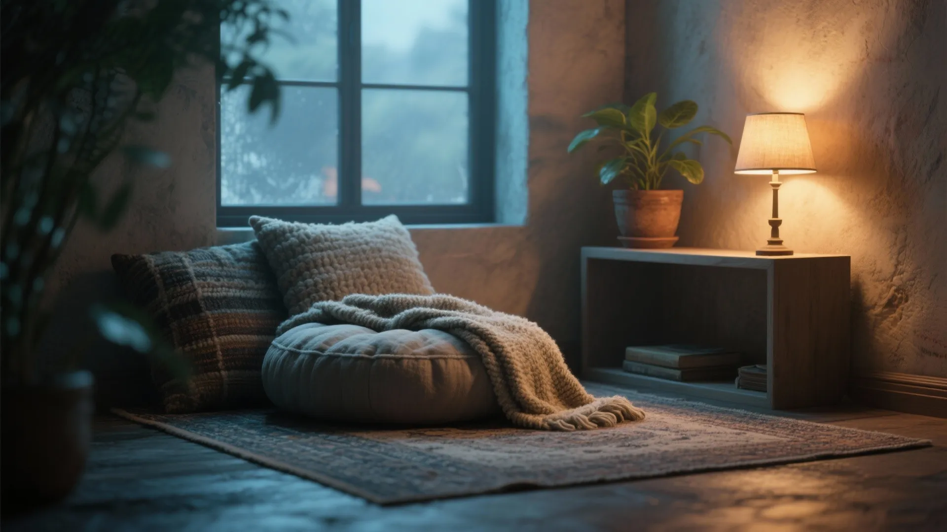 3. Corner Nook with Layered Textures