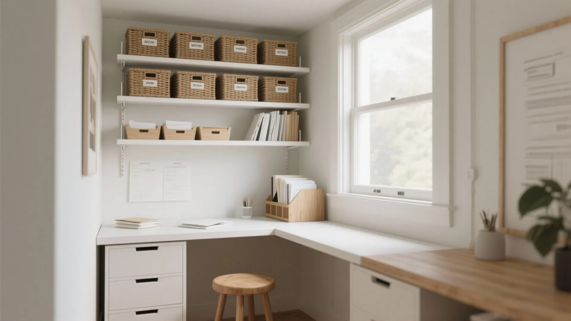 2. Corner Nook with Vertical Storage